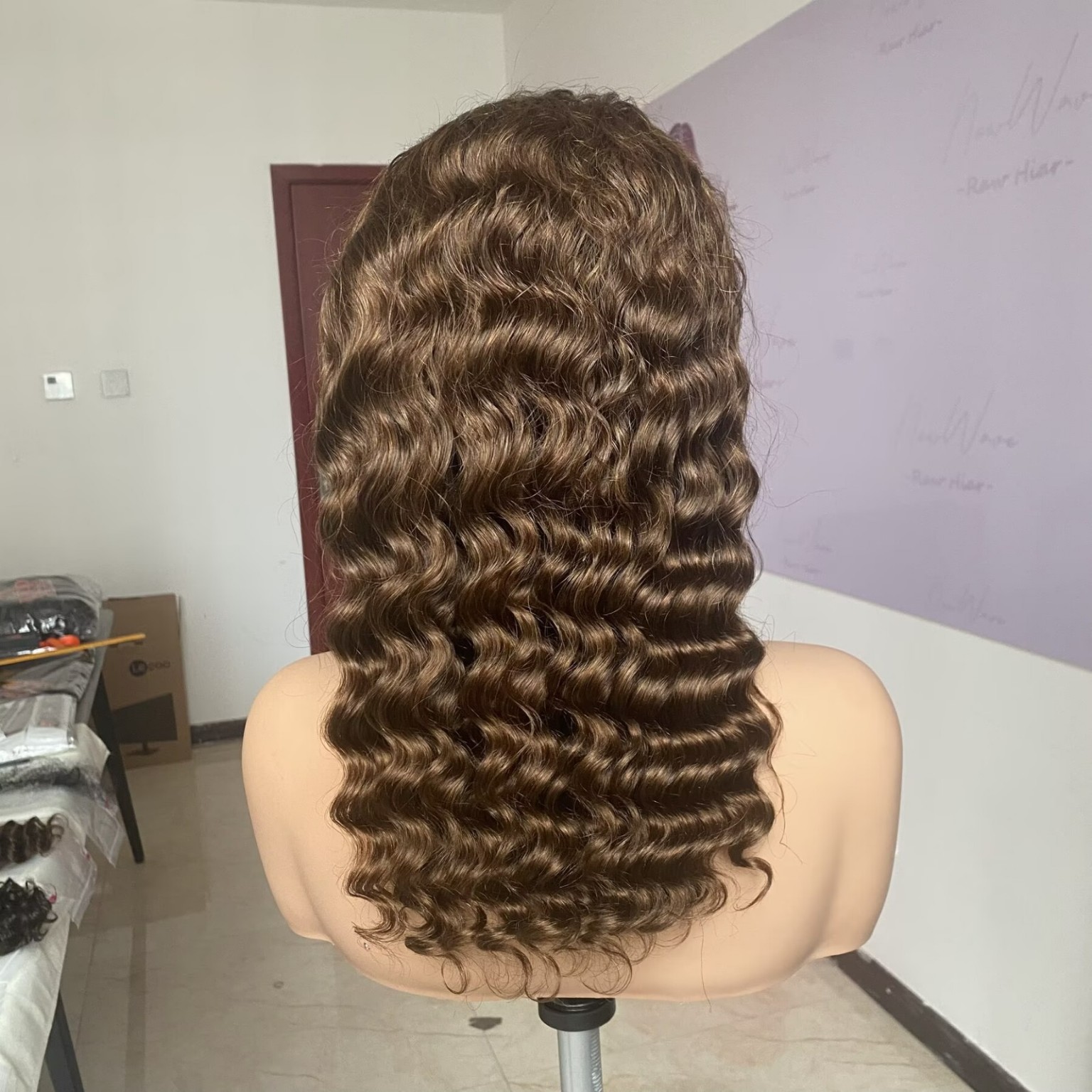 BOPP Hair 22, a 14-inch Burmese Curly human-hair wig in Dark Brown