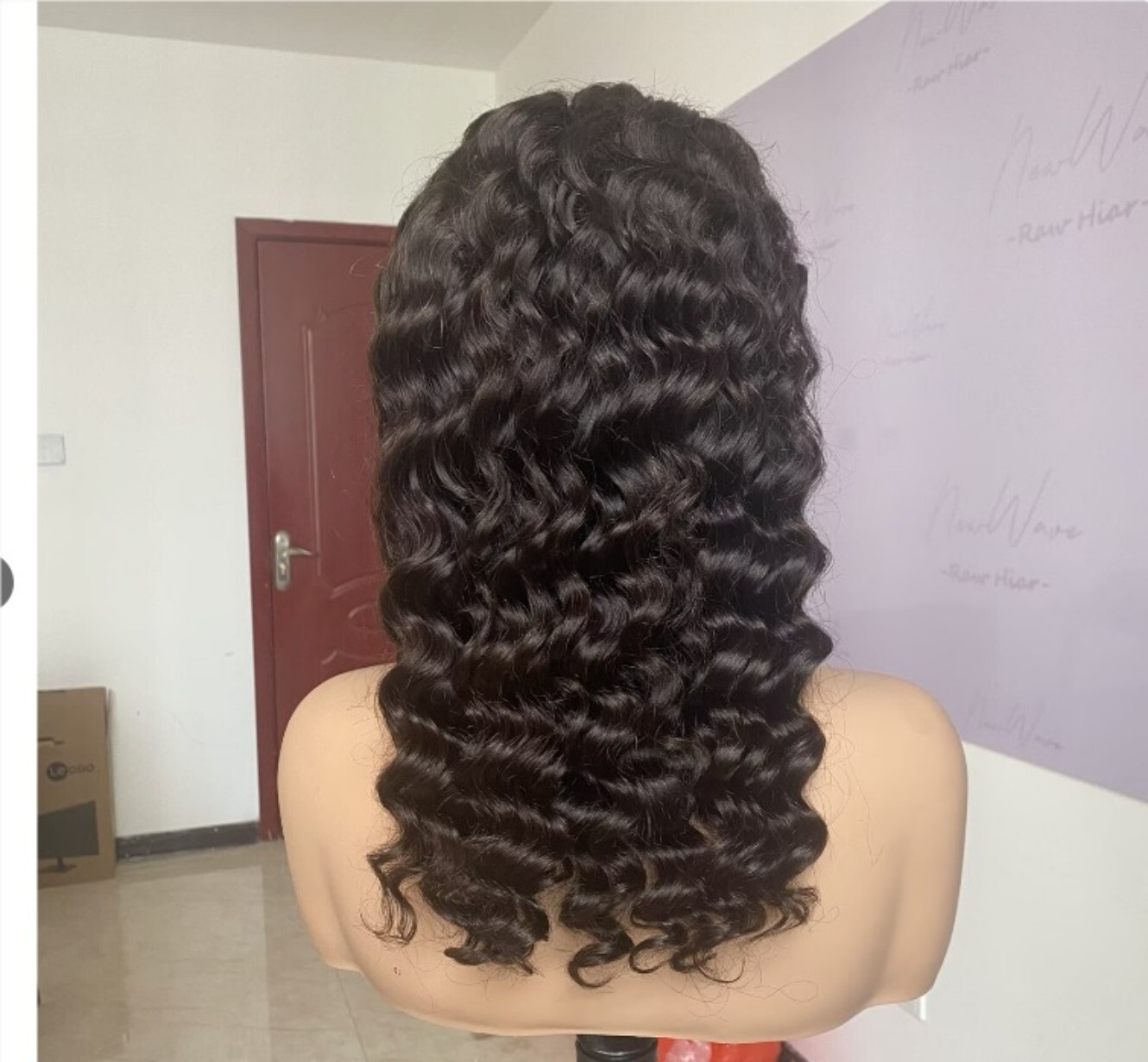 BOPP Hair 24, a 14-inch Burmese Curly human-hair wig in Warm Rich Brown