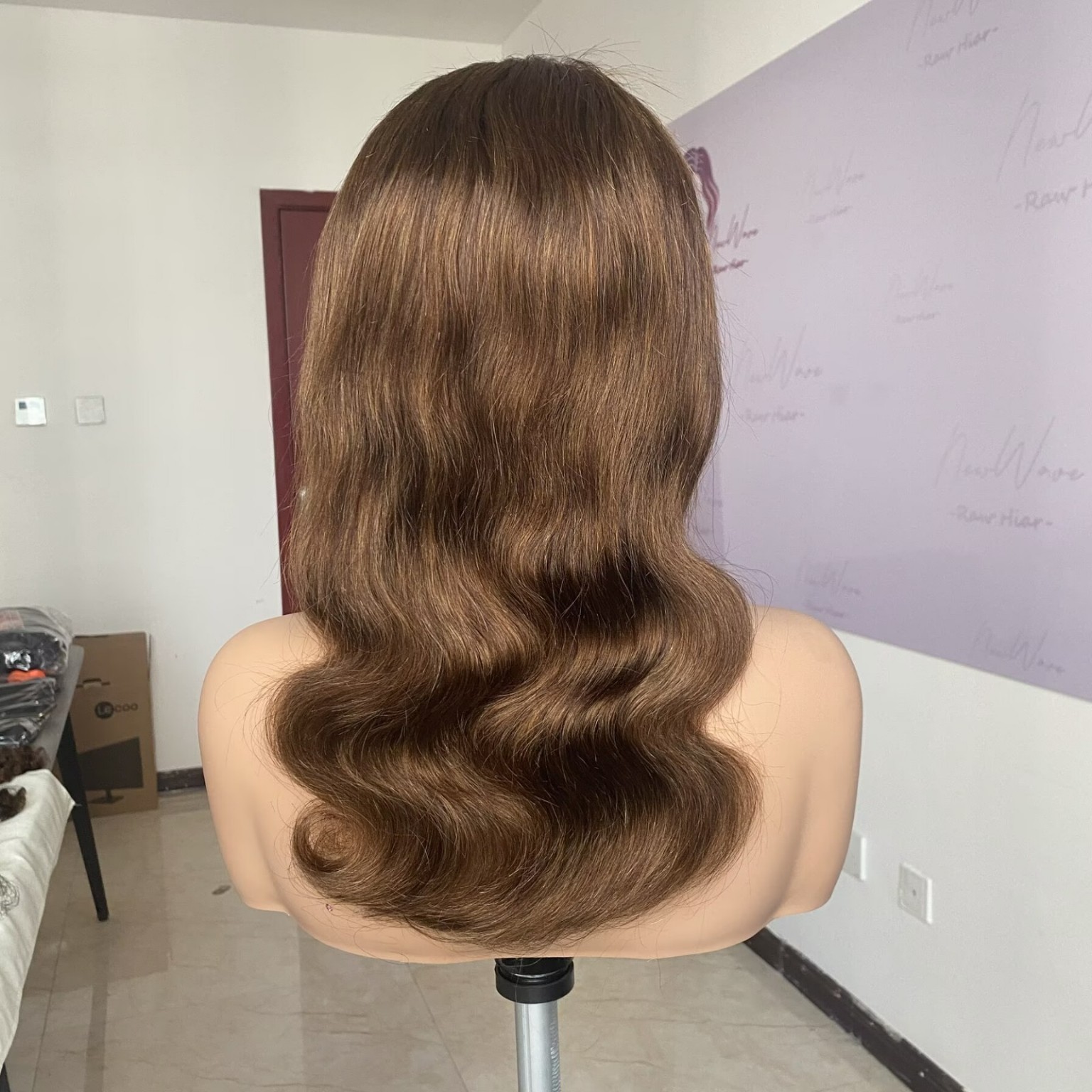BOPP Hair 5, a 14-inch Burmese Curly human-hair wig in Dark Brown